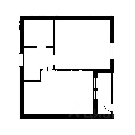 1-к кв. Башкортостан, Уфимский район, с. Миловка проезд Белоречный, 1 ... - Фото 2