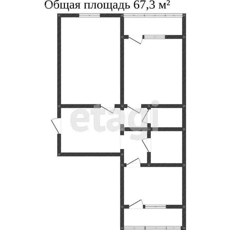 2-комнатная квартира: Краснодар, Кадетская улица, 23 (68 м) - Фото 0