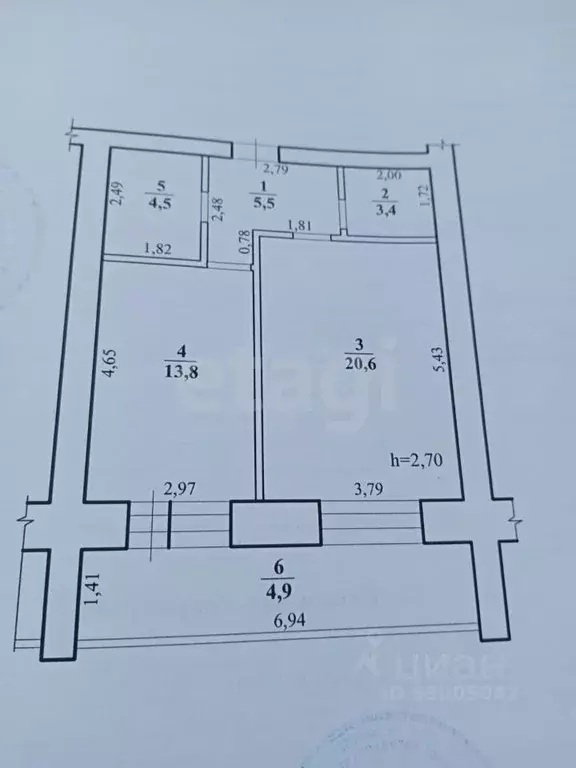 1-к кв. Забайкальский край, Чита 3-я Забайкальская ул., 2 (47.8 м) - Фото 1