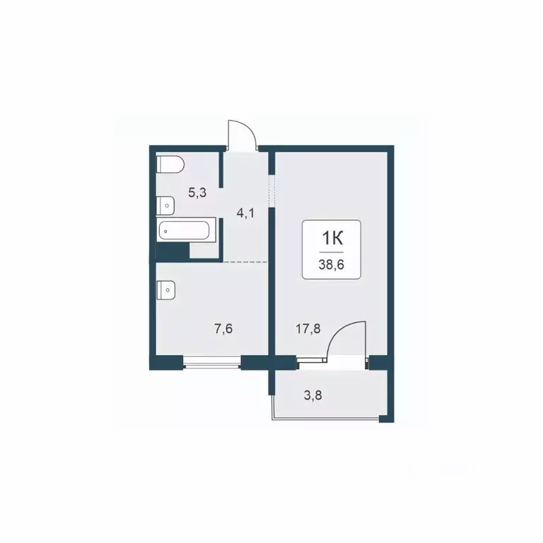 1-к кв. Новосибирская область, Новосибирск Цветной бульвар жилой ... - Фото 1