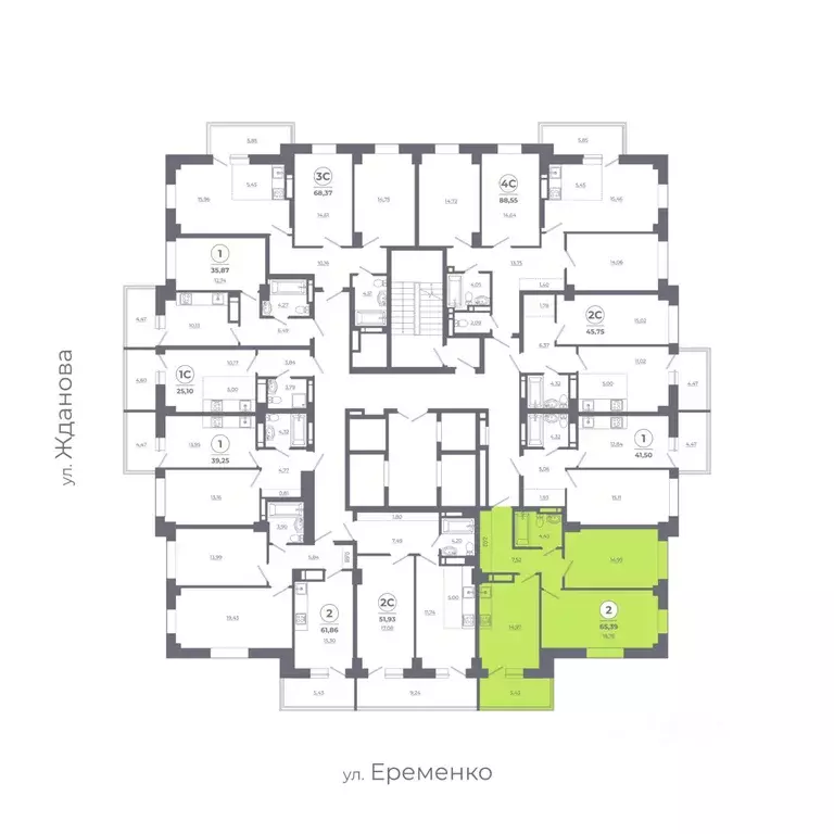 2-к кв. Ростовская область, Ростов-на-Дону Левенцовский мкр, ... - Фото 2