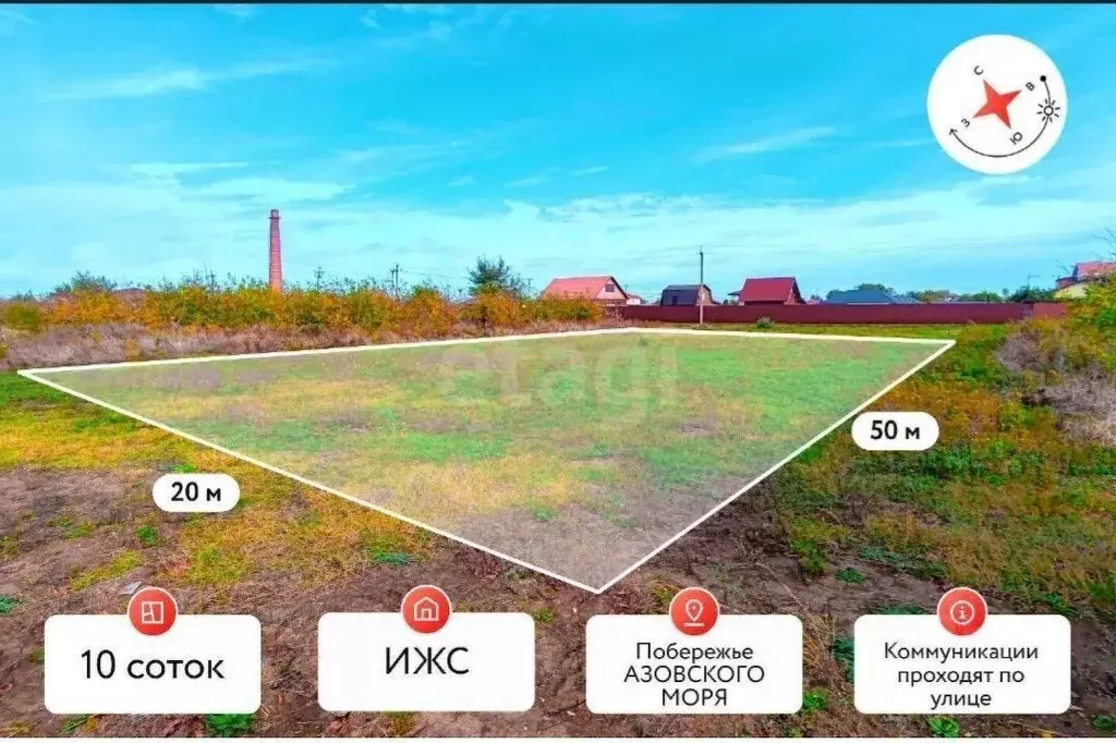 Участок в Краснодарский край, Темрюкский район, Фонталовское с/пос, ... - Фото 1