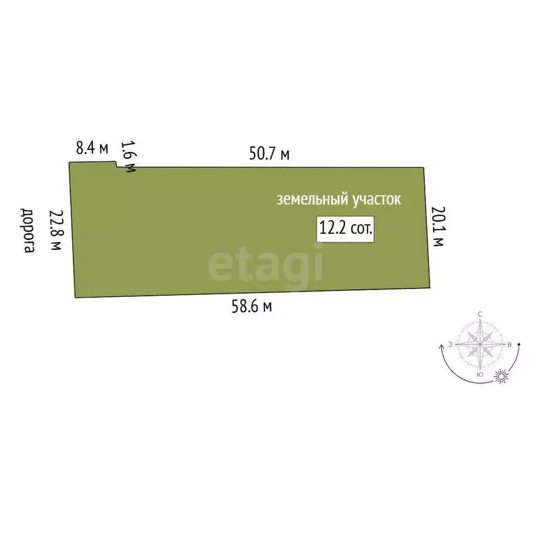 Дом в Ертарский, Октябрьская улица (40 м) - Фото 1