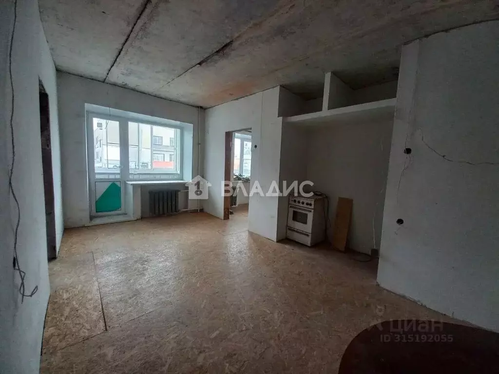 2-к кв. Ивановская область, Приволжск Революционная ул., 36 (41.2 м) - Фото 0