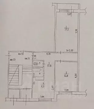 2-к кв. Ленинградская область, Волосово просп. Вингиссара, 88 (53.1 м) - Фото 2