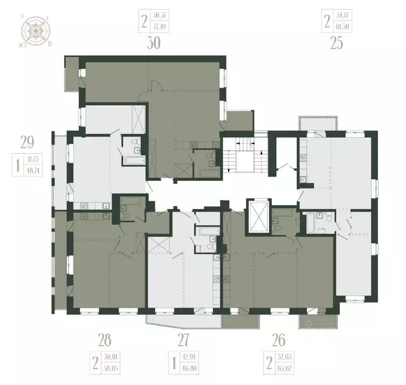 2-к кв. Иркутская область, Иркутский муниципальный округ, с. Мамоны ... - Фото 2