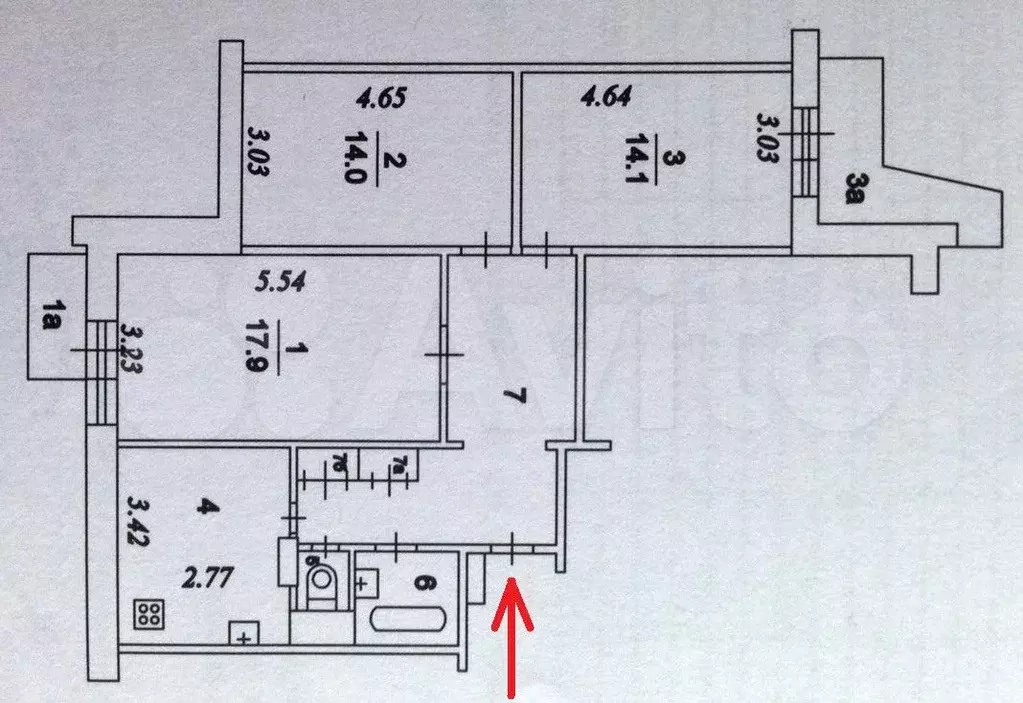 3-к. квартира, 75 м, 3/16 эт. - Фото 0