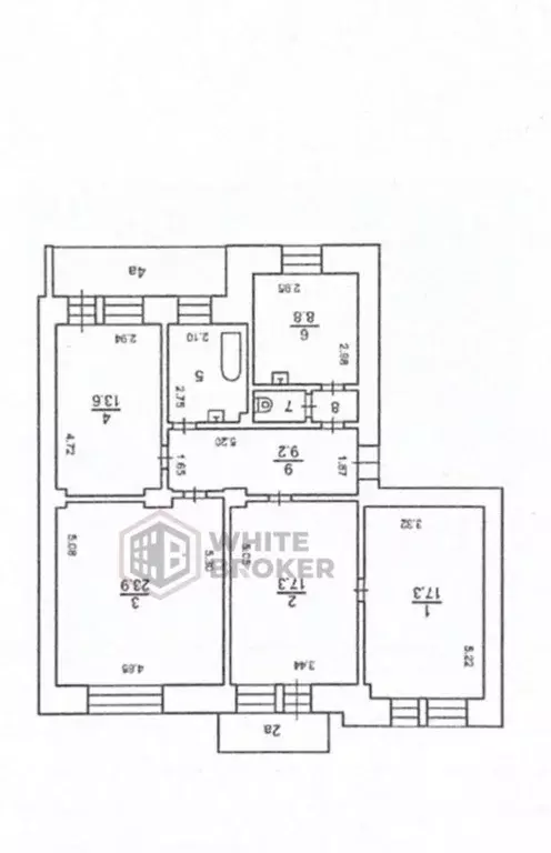 4-к кв. Московская область, Дзержинский ул. Бондарева, 23 (98.0 м) - Фото 0