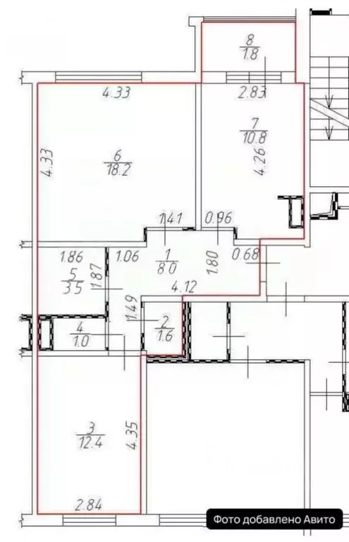 2-к кв. Московская область, Видное ул. Березовая, 18 (57.4 м) - Фото 2