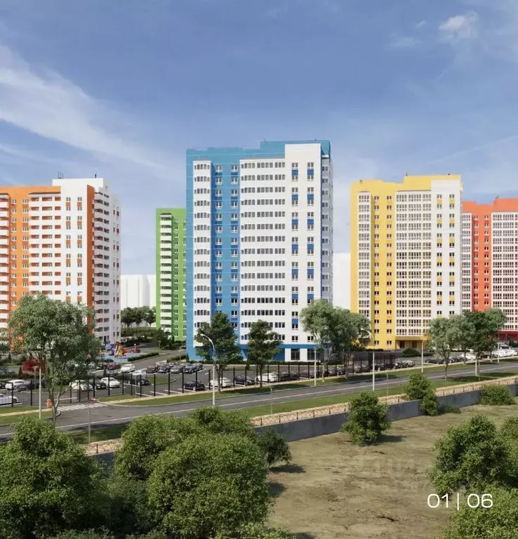 2-к кв. Брянская область, Брянск Деснаград мкр,  (68.95 м) - Фото 1