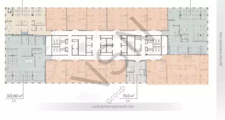 БЦ класса А+ офис 73 м2 - Фото 1