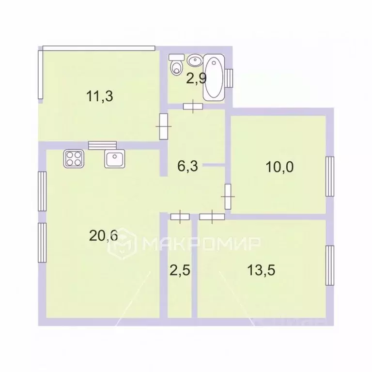 Дом в Ленинградская область, Выборгский район, Рощинское городское ... - Фото 2