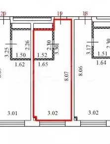 Апартаменты-студия, 22,4 м, 2/28 эт. - Фото 0