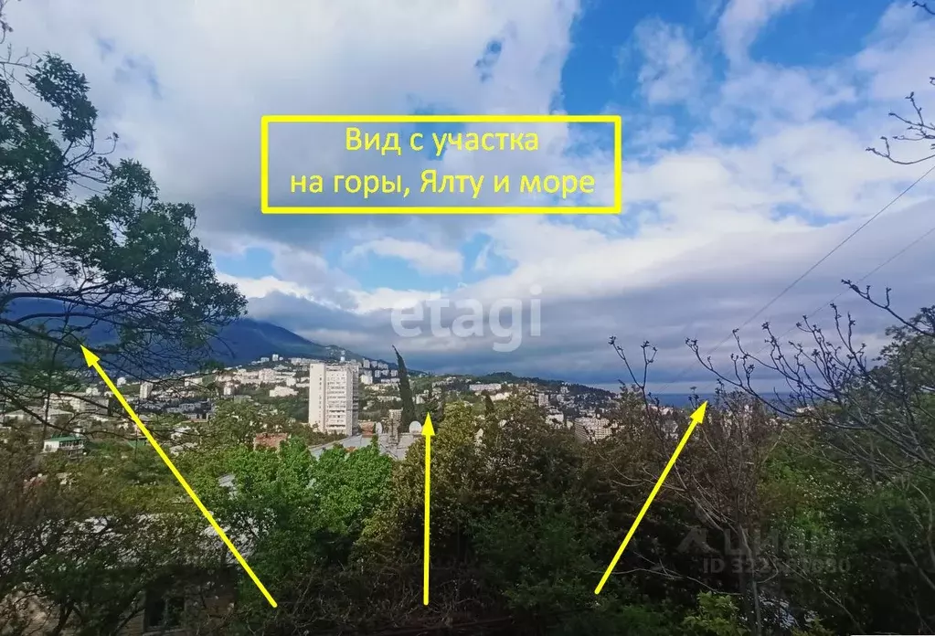 Участок в Крым, Ялта ул. Павленко, 16 (4.0 сот.) - Фото 1