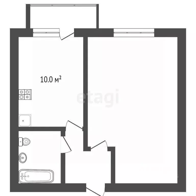 1-к кв. Москва Южнопортовая ул., 8 (35.2 м) - Фото 1