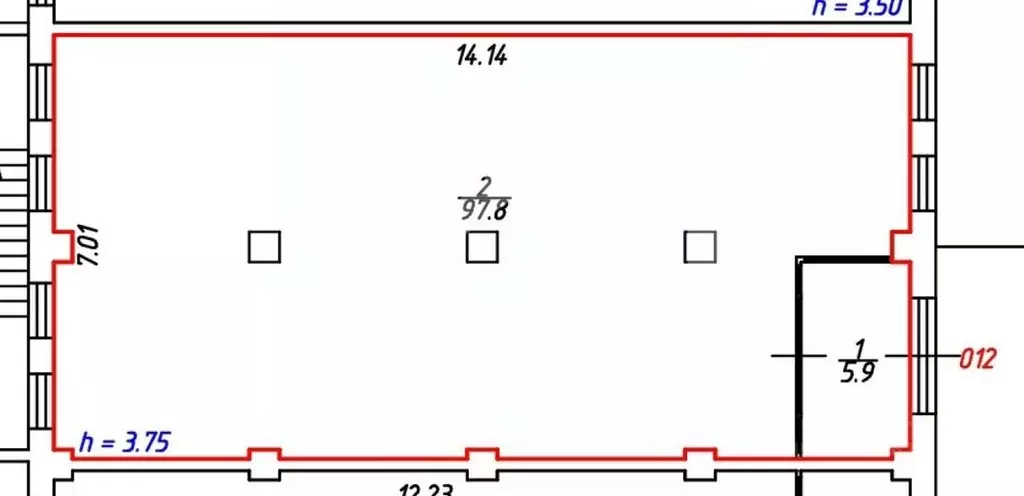 Помещение свободного назначения в Москва Варшавское ш., 141к10 (104 м) - Фото 2
