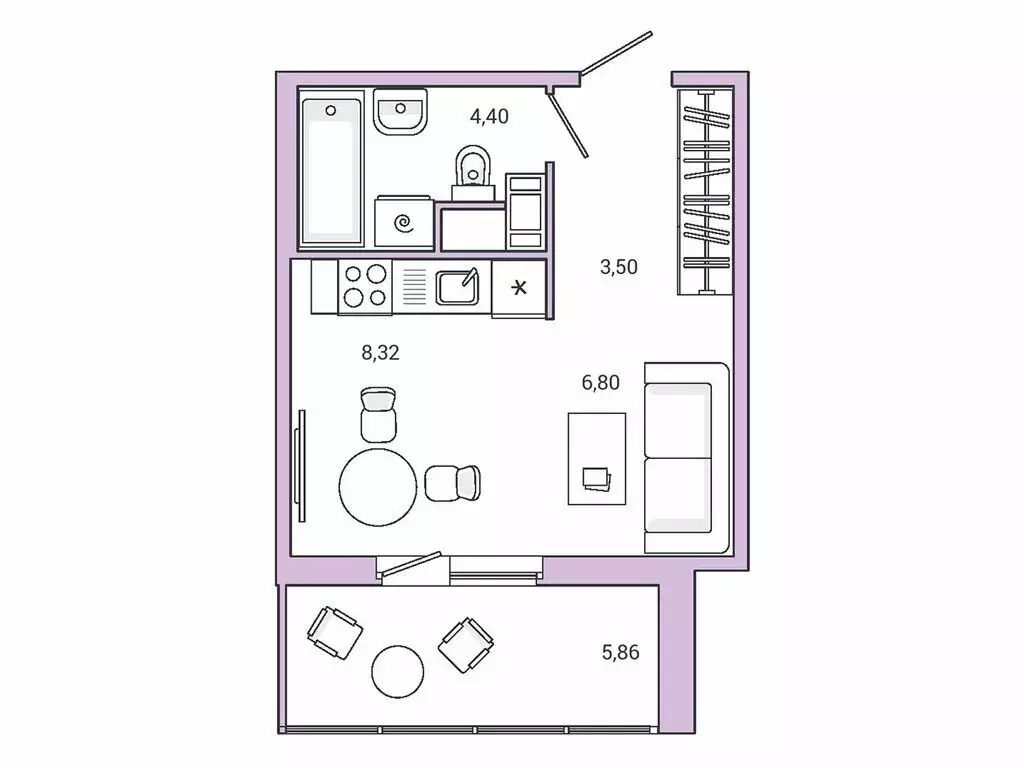 Квартира-студия: городской посёлок Янино-1, ЖК Янила Драйв (25.6 м) - Фото 1