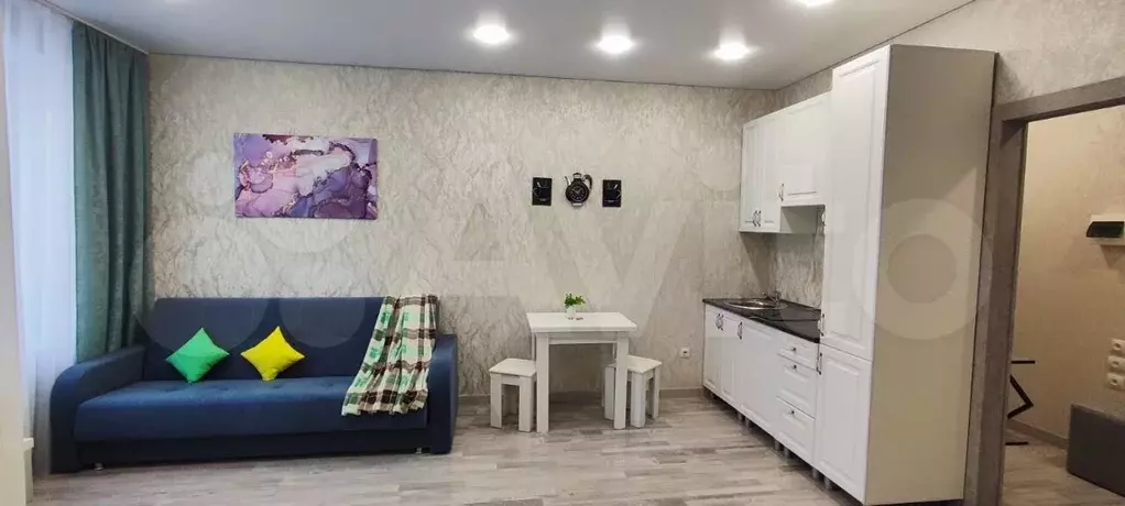 Квартира-студия, 33 м, 1/9 эт. - Фото 1