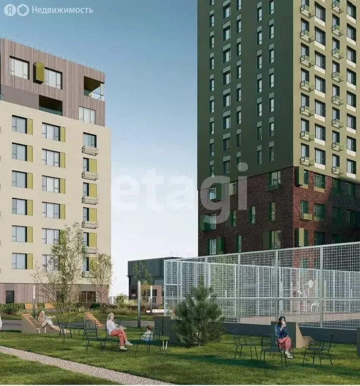 1-комнатная квартира: Тюмень, улица Владислава Крапивина, 9 (33.5 м) - Фото 2