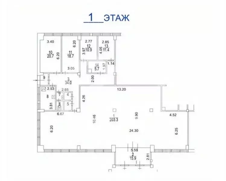 Помещение свободного назначения в Москва Осташковский проезд, 8С2 (337 ... - Фото 2