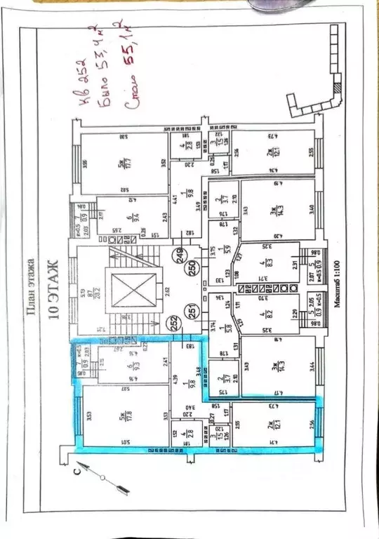 2-к кв. Калининградская область, Калининград Елизаветинская ул., 4к1 ... - Фото 2