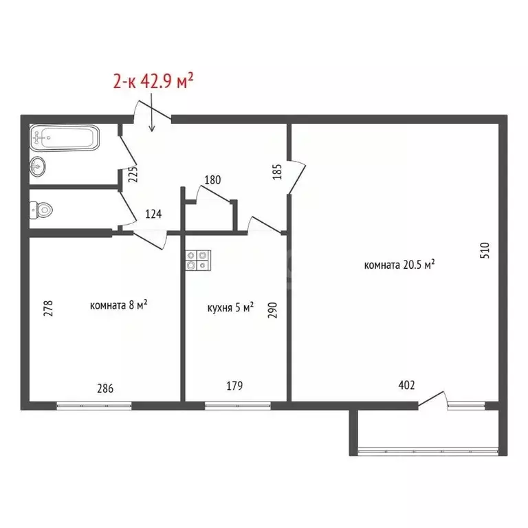 2-к кв. Свердловская область, Верхняя Пышма просп. Успенский, 50Б ... - Фото 2