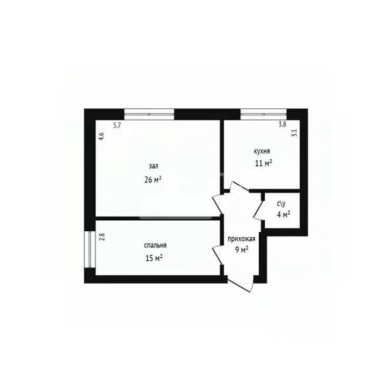 2-к кв. Дагестан, Дагестанские Огни ул. Николаева, 10А (70.0 м) - Фото 2