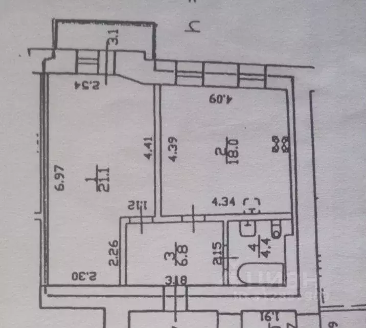 2-к кв. Санкт-Петербург Верейская ул., 47 (50.0 м) - Фото 0