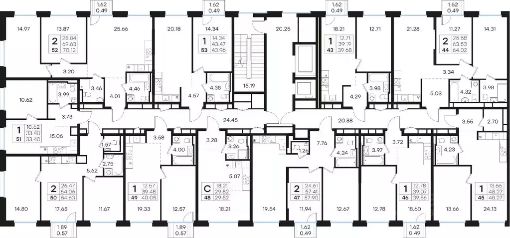 1-к кв. Нижегородская область, Нижний Новгород Глоракс Премиум Гребной ... - Фото 2