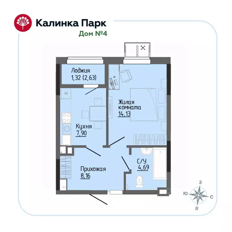 1-к кв. Удмуртия, Ижевск Восток-3 МОТ СНТ, 90 (35.08 м) - Фото 0