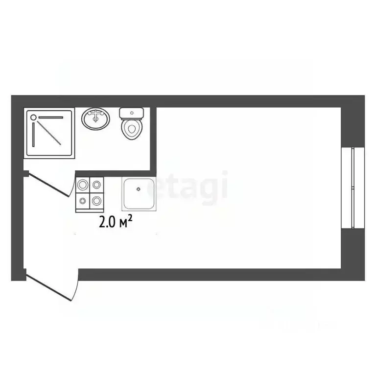 Студия Москва Ленинградское ш., 26К3 (13.9 м) - Фото 2