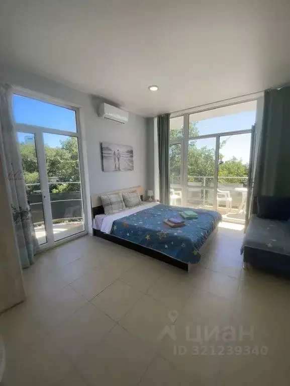 Студия Крым, Ялта муниципальный округ, Симеиз пгт ул. Михаила ... - Фото 1