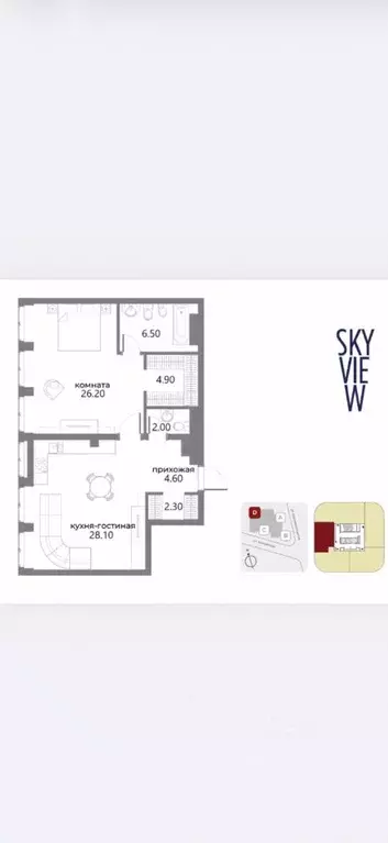 2-к кв. Москва Дружинниковская ул., 15А (75.0 м) - Фото 2