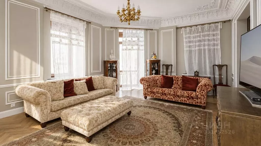 4-к кв. Москва Спиридоньевский пер., 12/9 (161.0 м) - Фото 1