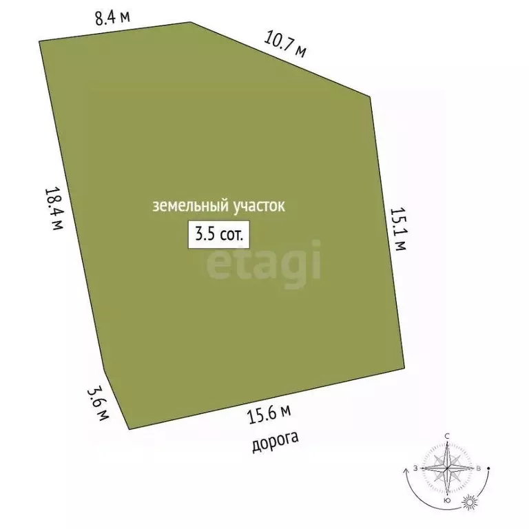 Участок в Крым, Феодосия ул. Краснодарская (3.5 сот.) - Фото 2