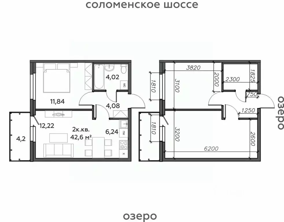 2-к кв. Карелия, Петрозаводск Вороний Наволок тер., Талоярви мкр,  ... - Фото 1