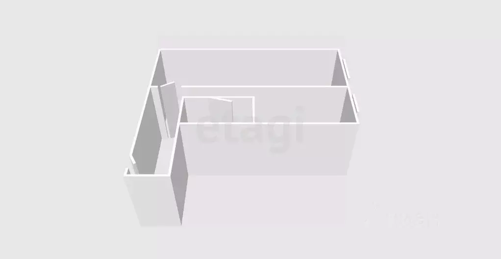 1-к кв. Сахалинская область, Долинск Октябрьская ул., 7 (34.0 м) - Фото 2