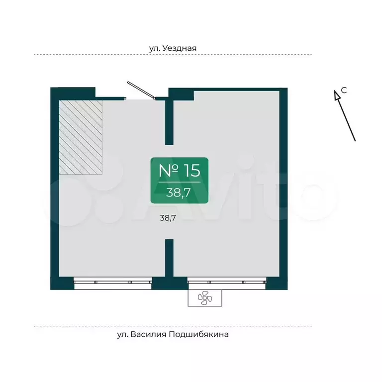 Продам помещение свободного назначения, 38.7 м - Фото 0