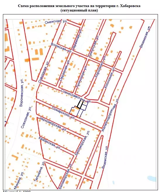 Участок в Хабаровский край, Хабаровск ул. Станиславского, 1 (9.0 сот.) - Фото 0