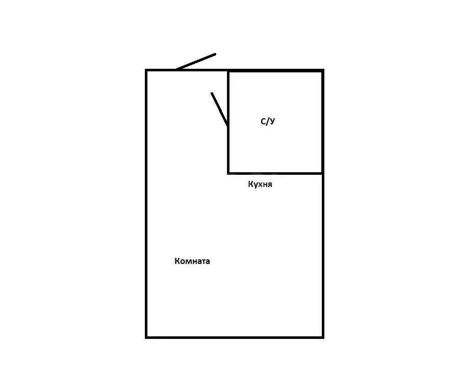 1к в -комнатной квартире (20.3 м) - Фото 1