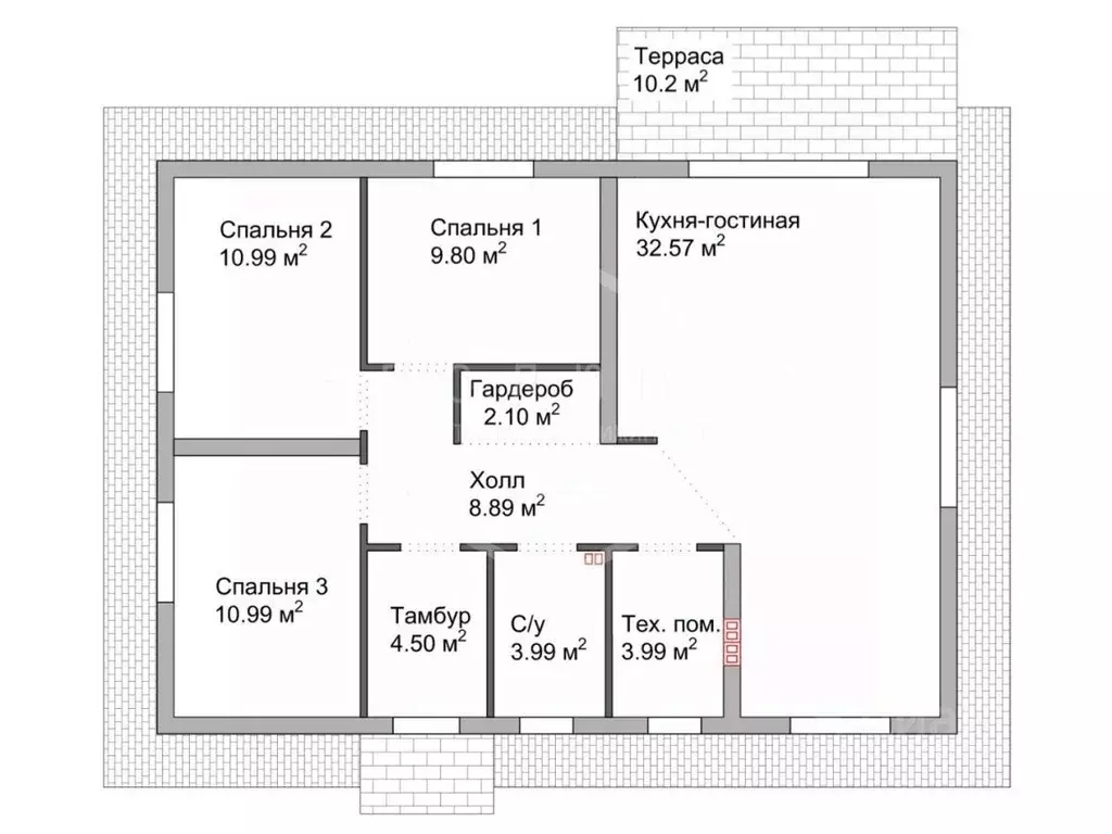 Дом в Калининградская область, Гурьевский муниципальный округ, пос. ... - Фото 2