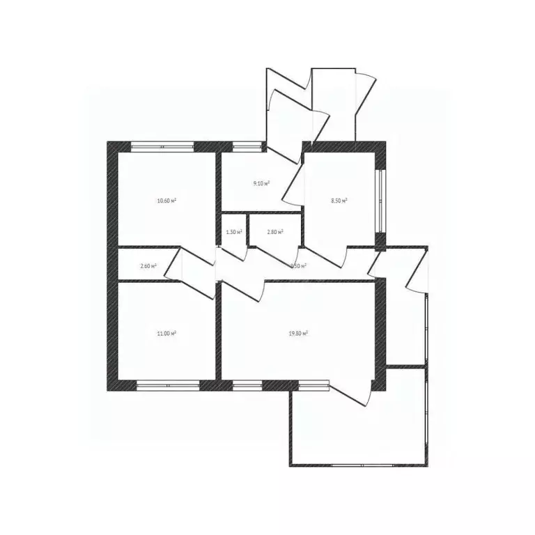 Дом в Брянская область, Погарский район, с. Кистер Квартальная ул. (71 ... - Фото 2