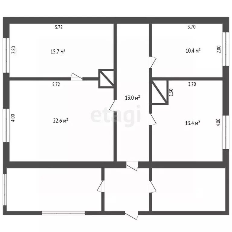 Дом в Свердловская область, Тугулым пгт ул. Патриса Лумумбы (151 м) - Фото 2