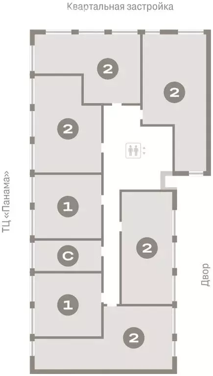 2-комнатная квартира: Тюмень, Мысовская улица, 26к1 (58.2 м) - Фото 1