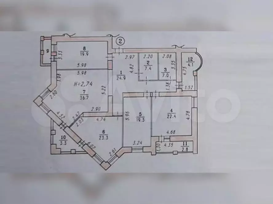 Аукцион: 4-к. квартира, 160,9 м, 2/10 эт. - Фото 0