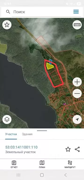 Участок в Новгородская область, Валдайский район, Рощинское с/пос, д. ... - Фото 2