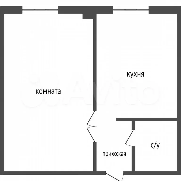 1-к. квартира, 40 м, 2/5 эт. - Фото 0