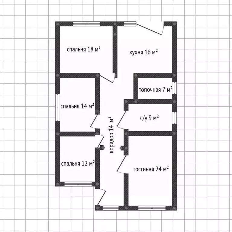 Дом в Краснодарский край, Белореченский район, пос. Южный Школьная ул. ... - Фото 1