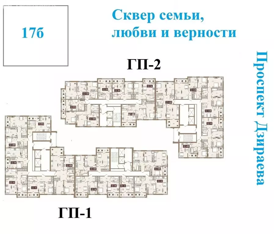 3-комнатная квартира: Тобольск, 15-й микрорайон, 25А (72.74 м) - Фото 1