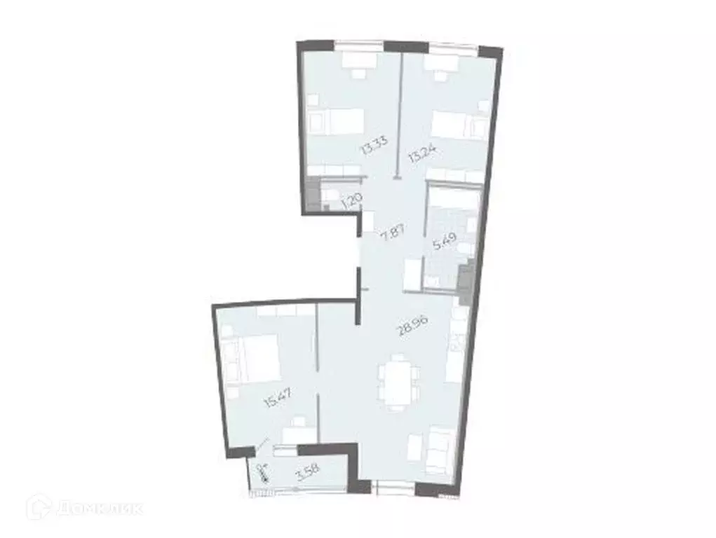 Продаётся 3-к квартира, 87.4 м - Фото 0